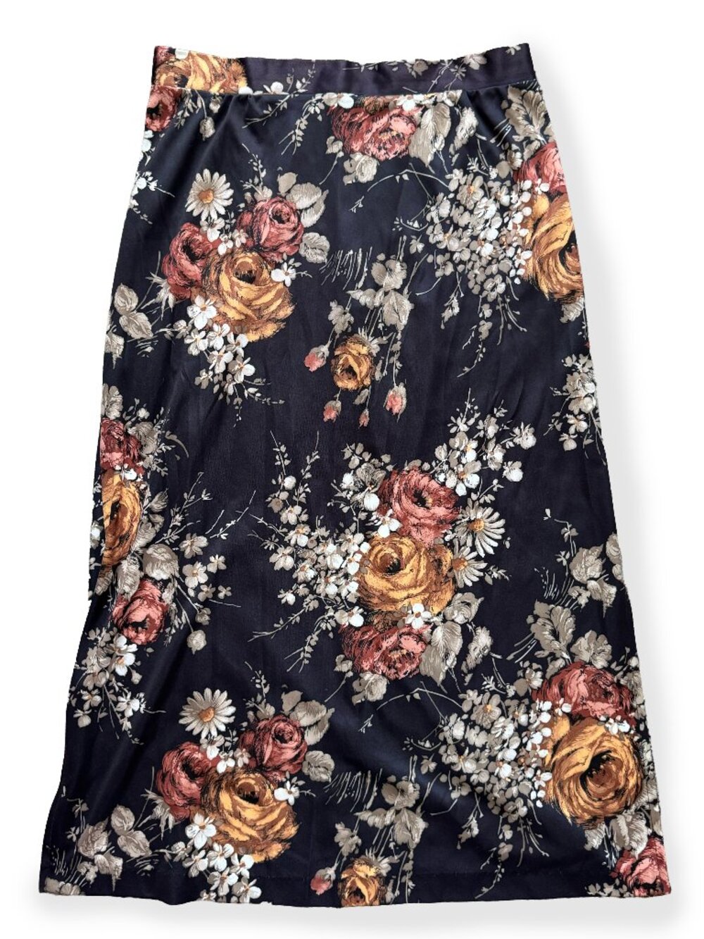 Vintage Floral Skirt Small